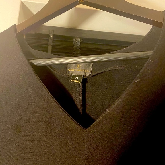 Worthington (JcPenny) Black Cocktail Dress - Picture 2 of 3